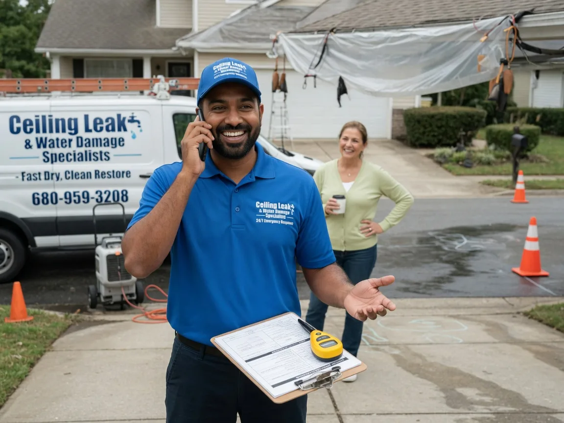 Ceiling Leak Cleanup Roosevelt, MN FAQs